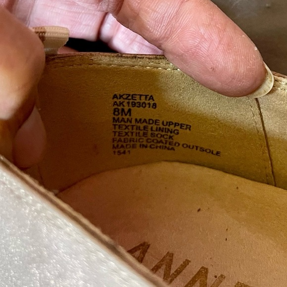 Anne Klein Zetta Zip Espadrille Sneaker Size 8 - Picture 8 of 8